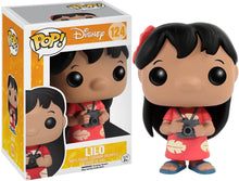 Load image into Gallery viewer, Disney Lilo &amp; Stitch Lilo Funko POP! Vinyl Figure #124 with Pop Protector
