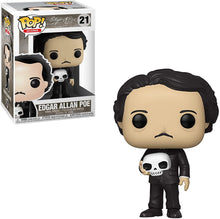 Load image into Gallery viewer, Edgar Allan Poe with Skull Funko POP! Vinyl Figure #21 with Pop Protector [Back-Order]
