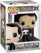 Load image into Gallery viewer, Edgar Allan Poe with Skull Funko POP! Vinyl Figure #21 with Pop Protector [Back-Order]
