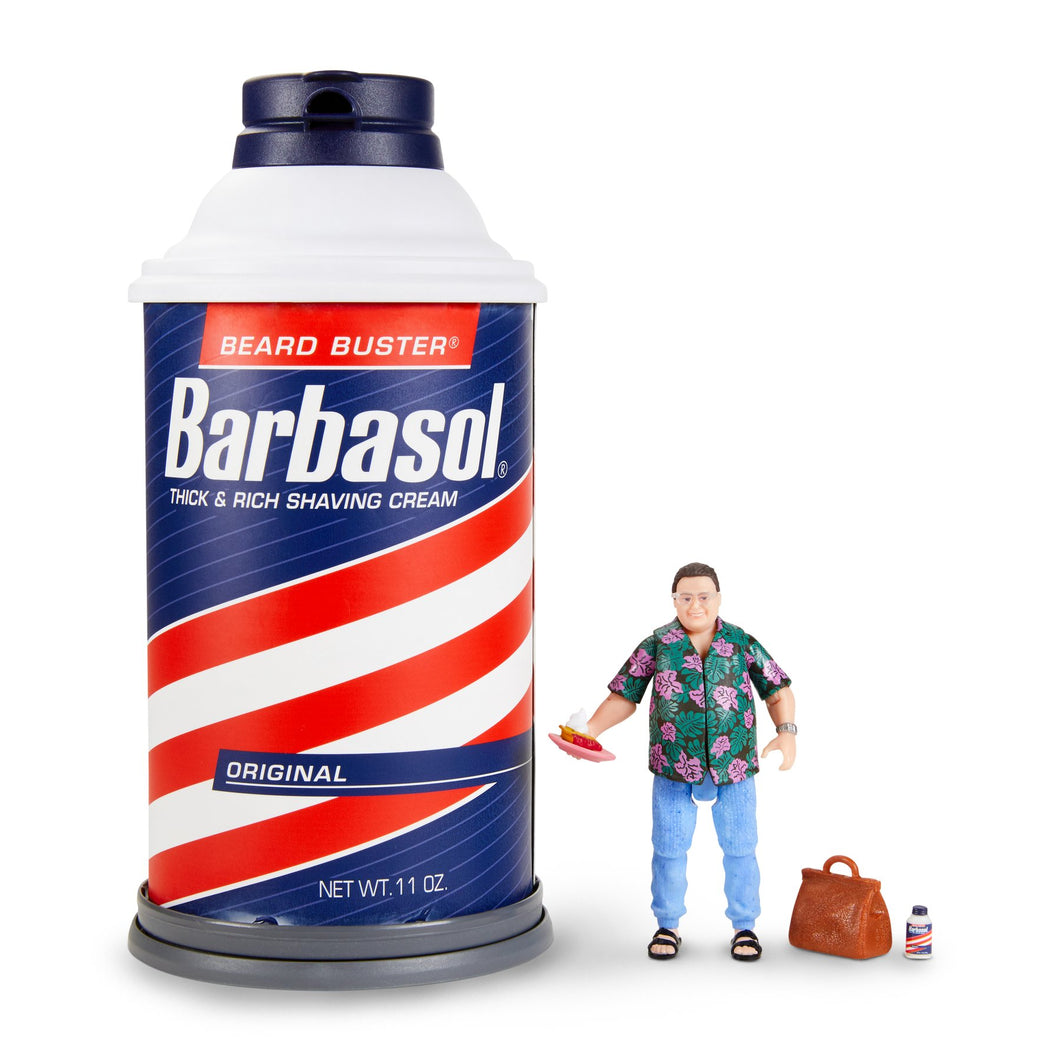 Jurassic Park Barbasol Dennis Nedry Action Figure SDCC 2020 Convention Exclusive